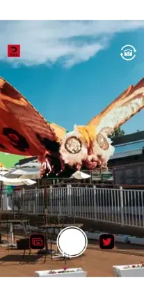 「ゴジラ迎撃作戦」公式アプリ の様子4