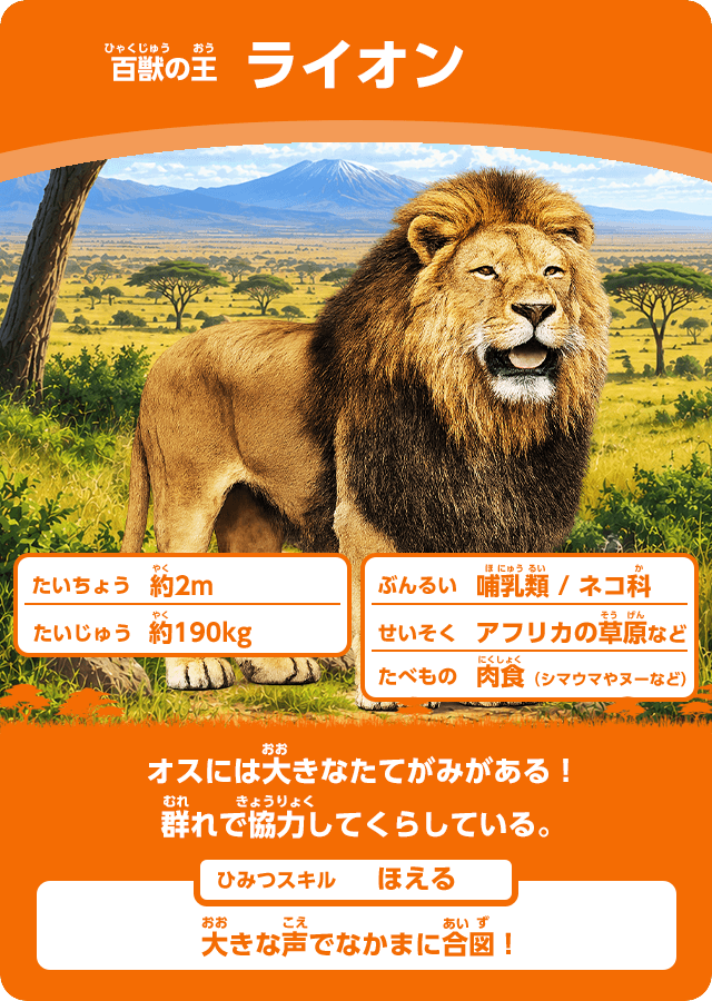動物カード1